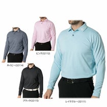 フットジョイ FootJoy メンズ 総柄プリント 裏起毛 4WAYストレッチ 長袖 ポロシャツ FJ-F24-S18 2024年モデル