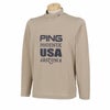 ピン PING　メンズ ロゴプリント ニットライクジャージ 長袖 ハイネックシャツ 621-4266801　2024年モデル 詳細2
