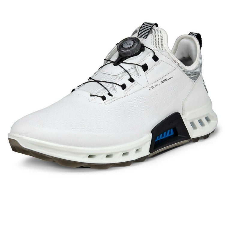 ecco エコー BIOM C4 BOA バイオム C4 ボア メンズ スパイクレス ゴルフシューズ 130424 51227 WHITE BLACK 2024年モデル 公式 オンラインAGO