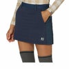 フットジョイ FootJoy　レディース ロゴ柄 キルティング 保温 スカート FJW-F24-P08　2024年モデル ネイビー（32341）