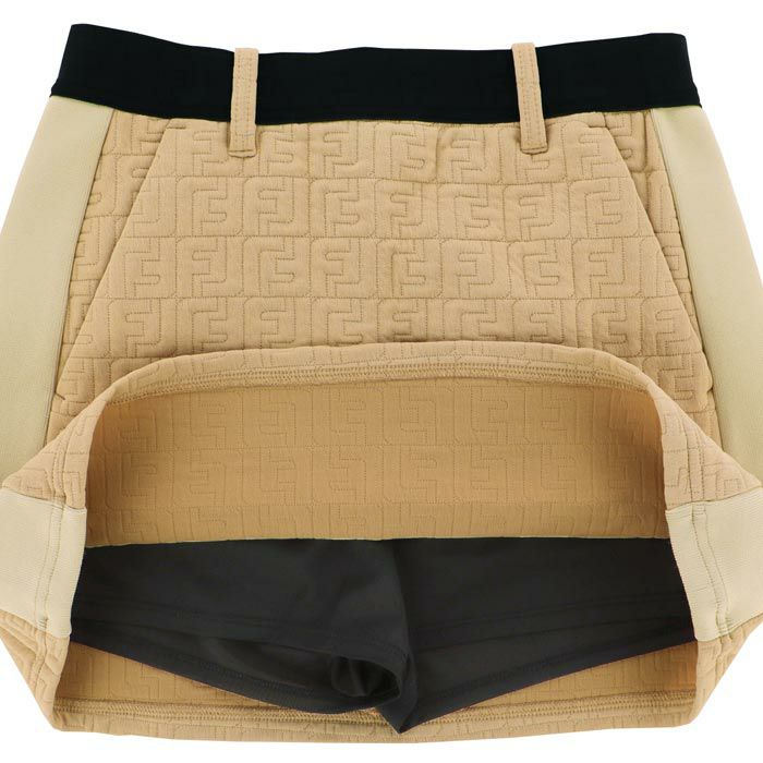 フットジョイ FootJoy　レディース ロゴ柄 キルティング 保温 スカート FJW-F24-P08　2024年モデル 詳細6