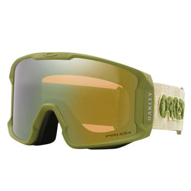 オークリー OAKLEY　LINE MINER L ラインマイナー L スキー スノーボードゴーグル　SAGE KOTSENBURG SIGNATURE/PRIZM SAGE GOLD IRIDIUM　2024-2025 詳細1