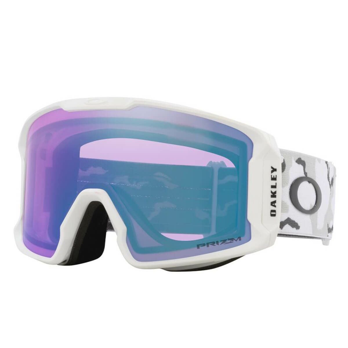 オークリー OAKLEY　LINE MINER L ラインマイナー L スキー スノーボードゴーグル  平野歩夢選手着用モデル WHITE CAMO/PRIZM ICED IRIDIUM　2024-2025 詳細1