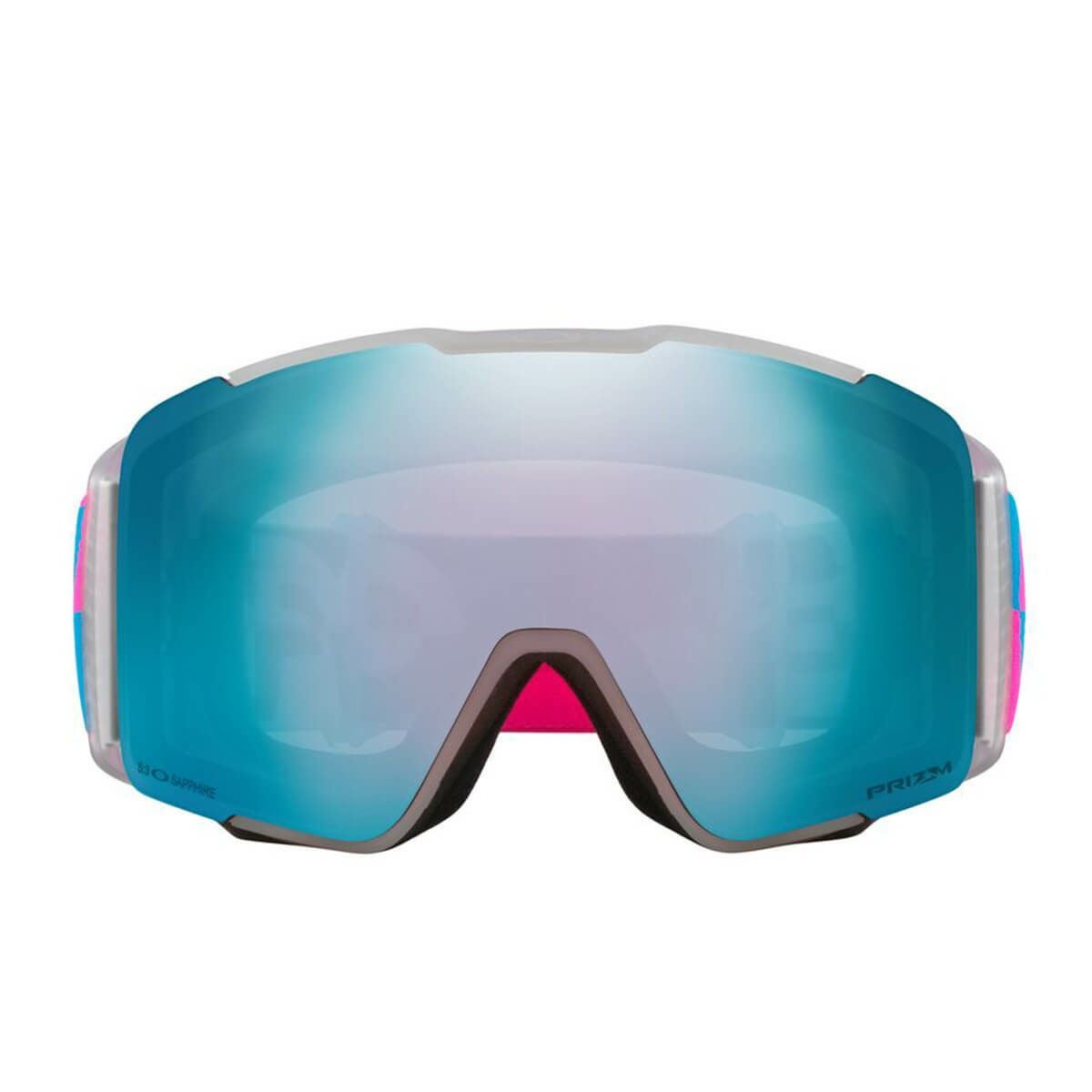 オークリー OAKLEY　LINE MINER PRO L ASIA ラインマイナー プロ L スキー スノーボードゴーグル  スペアレンズセット BLUE PINK DUALITY/PRIZM SAPPHIRE IRIDIUM ＆ PRIZM ICED IRIDIUM　2024-2025 詳細2