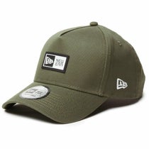 ニューエラ NEW ERA　キャップ 9FORTY A-Frame Rubber Patch ボックスロゴ 14307518 ニューオリーブ　2024年モデル