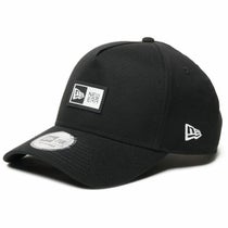 ニューエラ NEW ERA　キャップ 9FORTY A-Frame Rubber Patch ボックスロゴ 14307519 ブラック　2024年モデル