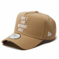 ニューエラ NEW ERA　キャップ 9FORTY A-Frame CAN’T LIVE WITHOUT GOLF 14326320 カーキ　2024年モデル