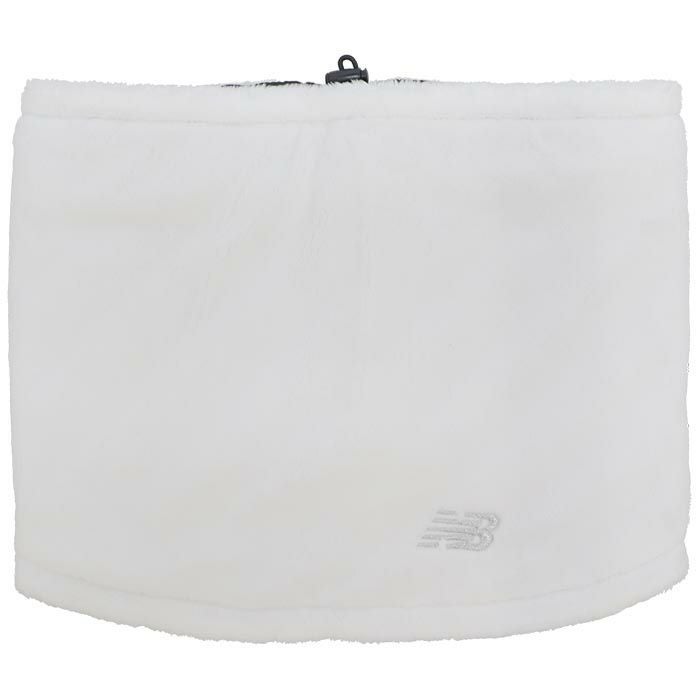 ニューバランスゴルフ　SPORT 配色ライン キルティング ボア リバーシブル ネックウォーマー 012-4283003 010 ブラック×ホワイト　2024年モデル 詳細2