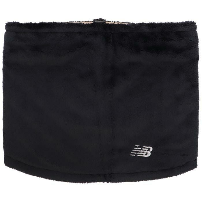 ニューバランスゴルフ　SPORT 配色ライン キルティング ボア リバーシブル ネックウォーマー 012-4283003 041 ベージュ×ブラック　2024年モデル 詳細2