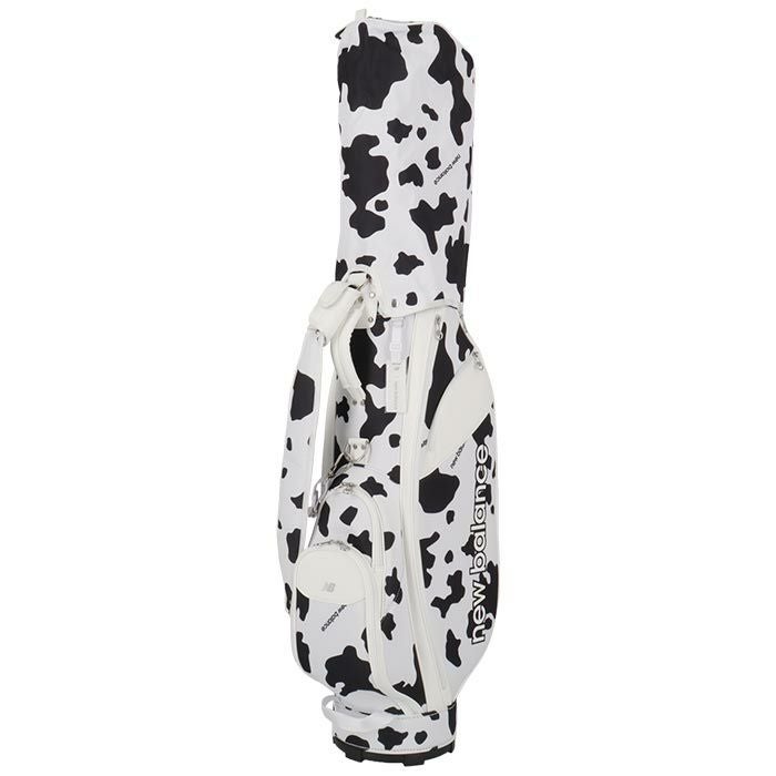 ニューバランスゴルフ　SPORT レディース カウスポット柄 キャディバッグ 012-4280501 030 ホワイト　2024年モデル 詳細2