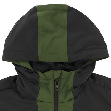 キャロウェイ Callaway　メンズ スターストレッチ カラーブロック メッシュ裏地 収納袋付き 長袖 フルジップ フード付き ブルゾン C24215106　2024年モデル 詳細3