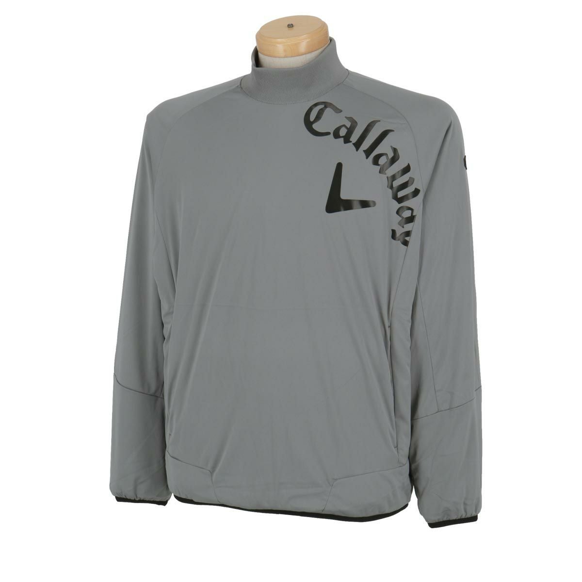 キャロウェイ Callaway メンズ スターストレッチ メッシュ裏地 収納袋付き 長袖 プルオーバー モックネック ブルゾン C24215107 2024年モデル