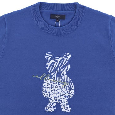 キャロウェイ Callaway　レディース ベアジャカード 長袖 クルーネック セーター C24218205　2024年モデル 詳細3