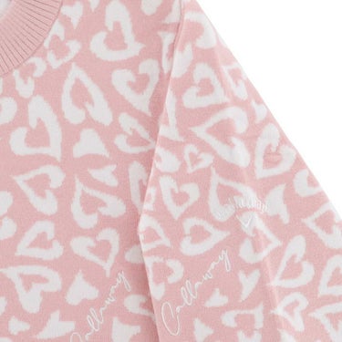 キャロウェイ Callaway　レディース レオパード柄 ジャカード 長袖 クルーネック セーター C24218206　2024年モデル 詳細4