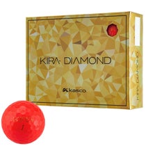 キャスコ　KIRA DIAMOND 2 キラ ダイヤモンド2 2024年モデル　ゴルフボール 1ダース （12球入り） レッド