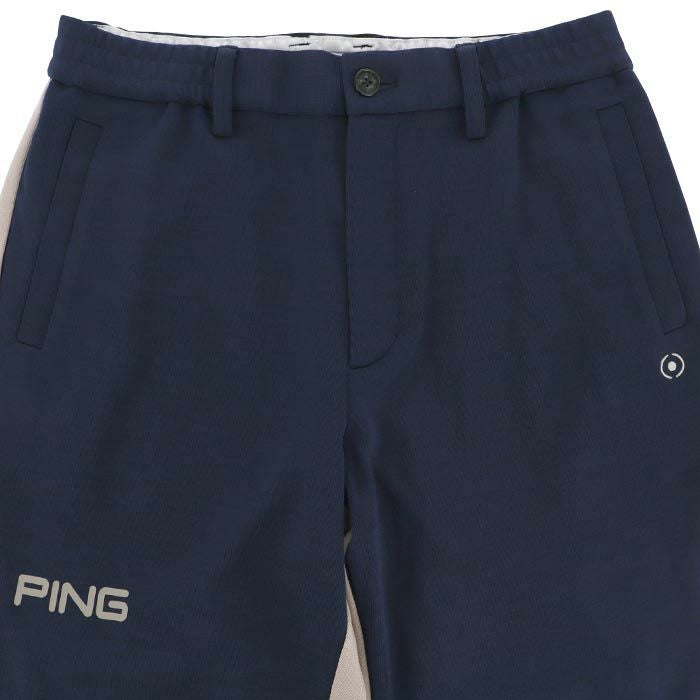 ピン PING　メンズ ロゴデザイン バイカラー ストレッチ テーパード ロングパンツ 621-4231905　2024年モデル 詳細3