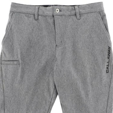 キャロウェイ Callaway　メンズ 撥水 ロゴ刺繍 裏起毛 8WAYストレッチ ロングパンツ C24226109　2024年モデル [裾上げ対応1●] 詳細3