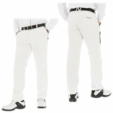 ニューバランスゴルフ　メンズ SPORT 防風 総柄キルト ストレッチ テーパード ロングパンツ 012-4231004　2024年モデル 詳細2