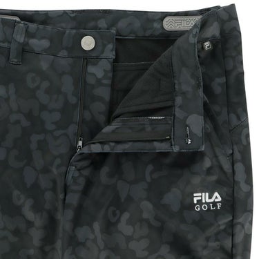 フィラ FILA　メンズ 防風 カモ柄 ボンディング 裏フリース テーパード ロングパンツ 784-313　2024年モデル 詳細4