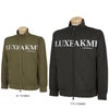 リュクスエイケイエムプラス　軽量 ロゴプリント 微起毛裏地 長袖 フルジップ ブルゾン LAO-24062　2024年モデル