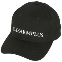 リュクスエイケイエムプラス　ロゴ刺繍 キャップ LAZ-24050 SN90 ブラック　2024年モデル