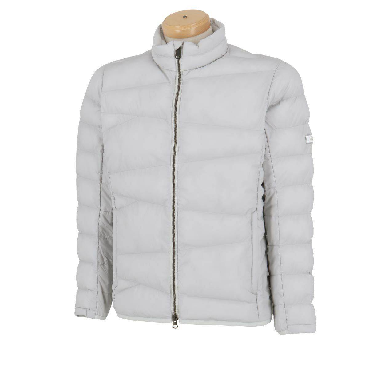 タイトリスト Titleist　メンズ 撥水 防風 中綿入り 長袖 フルジップ ブルゾン TLPMJ344J　2024年モデル ライトグレー（08）