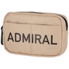 アドミラル Admiral　ビッグロゴプリント カラビナ付き ポーチ ADMZ4BE4 29 ベージュ　2024年モデル ベージュ（29）