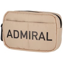 アドミラル Admiral　ビッグロゴプリント カラビナ付き ポーチ ADMZ4BE4 29 ベージュ　2024年モデル