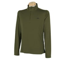 Jリンドバーグ J.LINDEBERG　メンズ 保温 サイドメッシュ切替 長袖 ハーフジップ モックネックシャツ 071-32912　2024年モデル