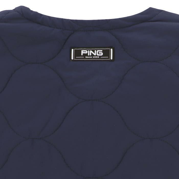 ピン PING　メンズ 軽量 キルト 中綿 長袖 フルジップ ブルゾン 621-4220003　2024年モデル 詳細4