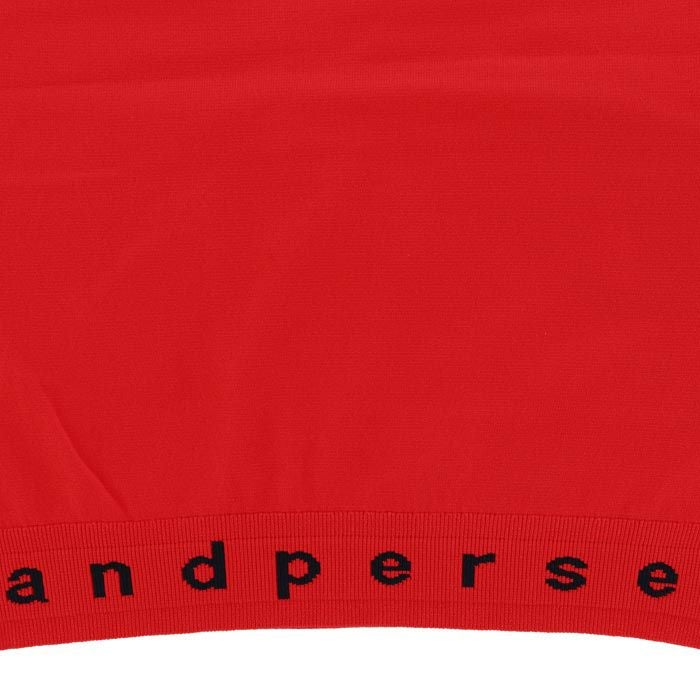 アンパスィ and per se　レディース ビッグロゴ バイカラー 防風 袖裏地付き 長袖 ハイネック セーター AFF2604B4　2024年モデル 詳細9