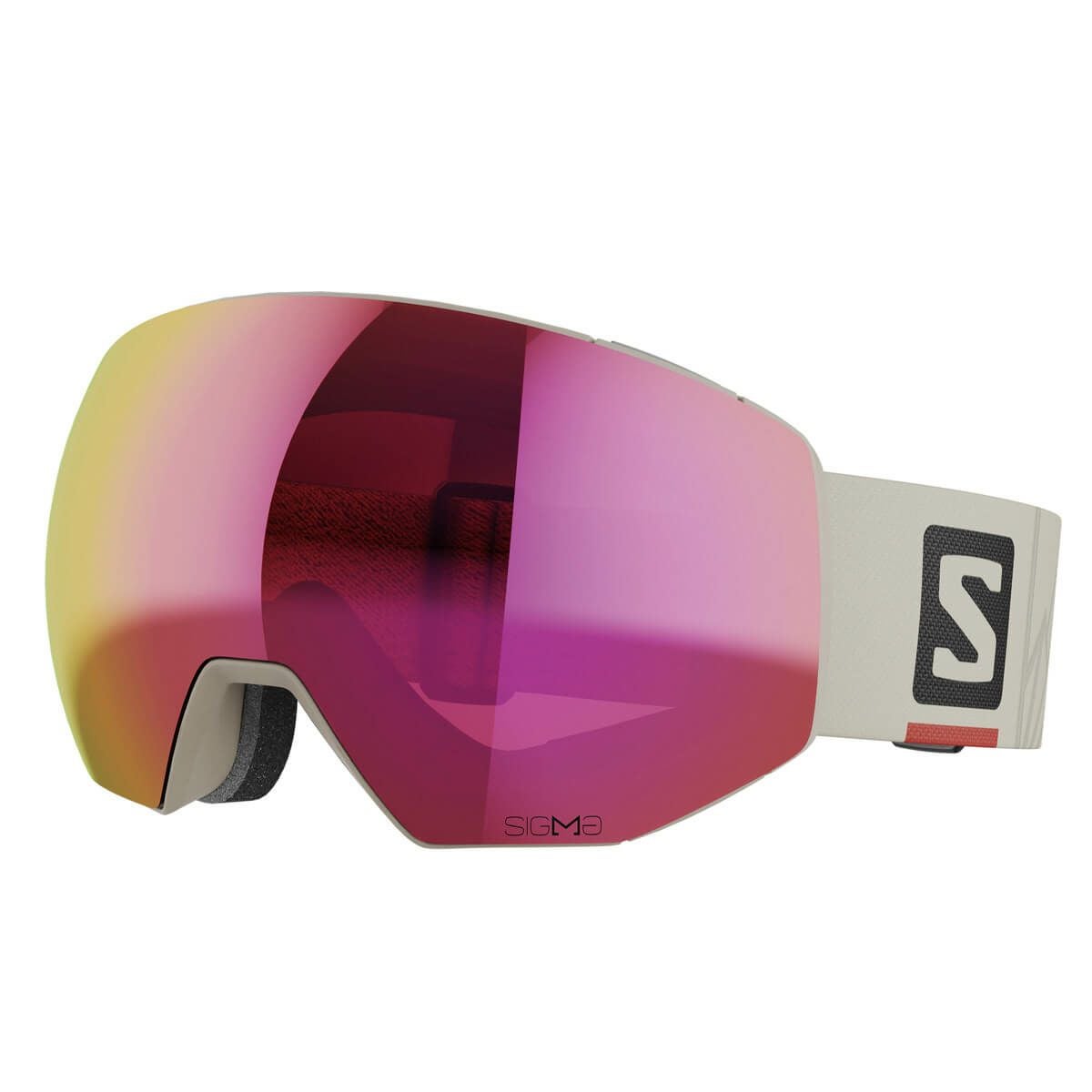 サロモン SALOMON　RADIUM PRIME SIGMA+1LENS ラディウム プライム シグマ＋ボーナスレンズ１枚 Roasted Cashew　スキーゴーグル 2022-2023 詳細1