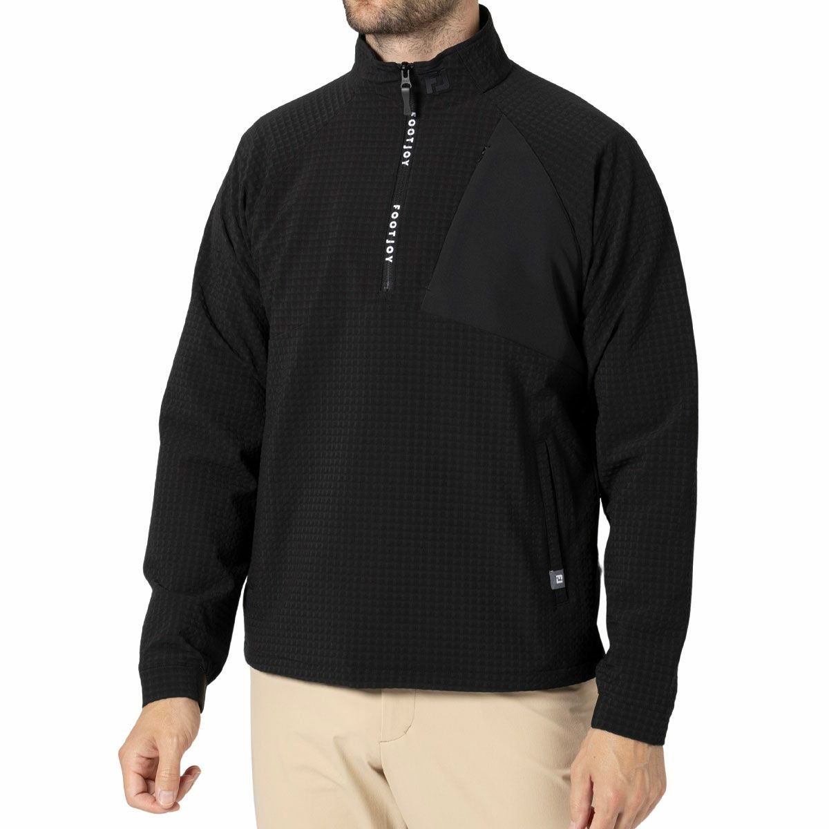 フットジョイ FootJoy メンズ 撥水 ストレッチ ブロック裏起毛 長袖