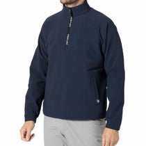 フットジョイ FootJoy　メンズ 撥水 ストレッチ ブロック裏起毛 長袖 ハーフジップ プルオーバー ジャケット FJ-F24-O01　2024年モデル