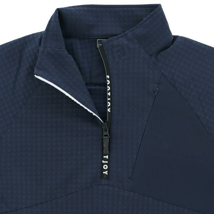 FOOT JOY メンズ ゴルフ ハ－フジップ 長袖 プルオーバー L ネイビー FOOT JOY メンズ ゴルフ ハ－フジップ 長袖 プルオーバー L ネイビー