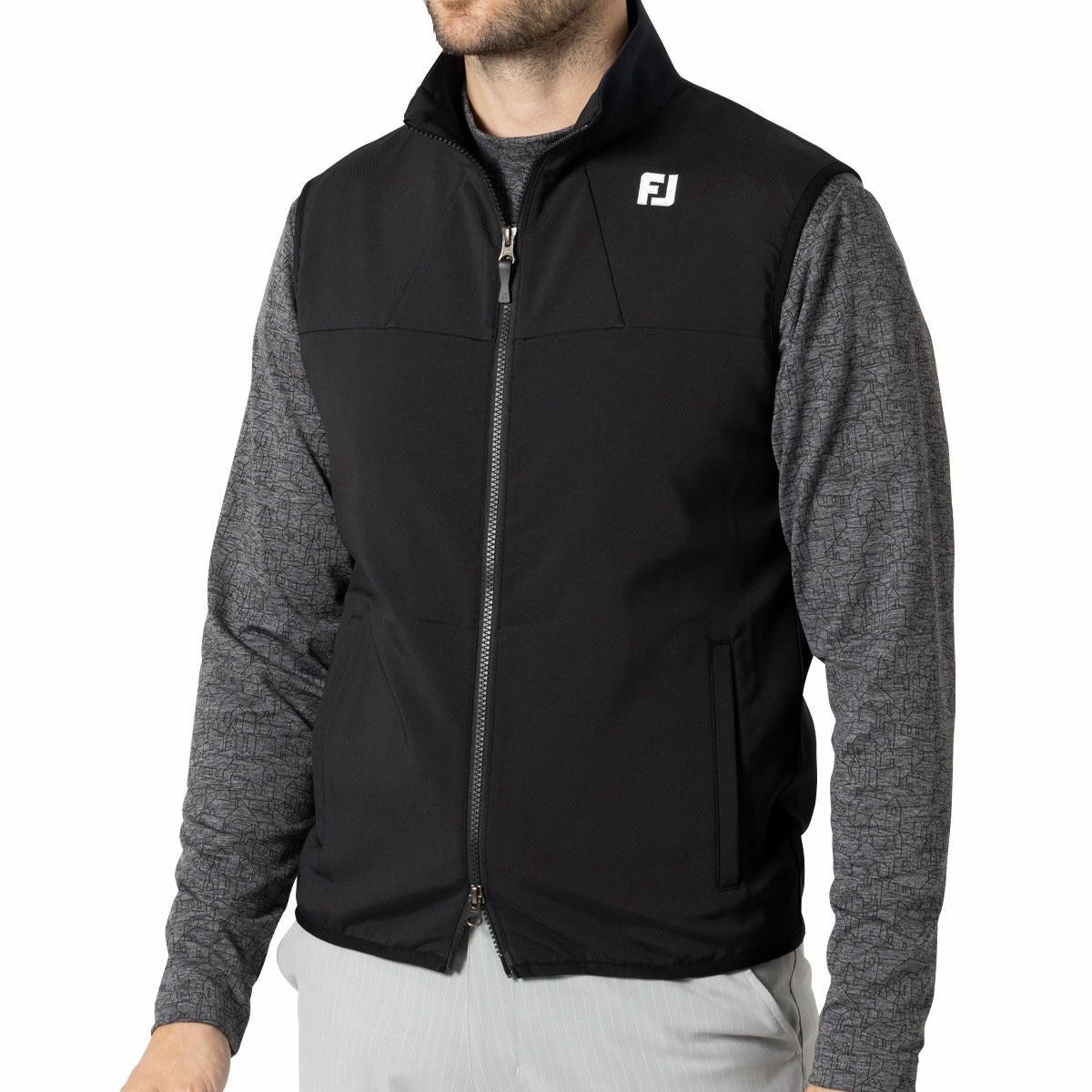 フットジョイ ベスト FootJoy メンズ 撥水 ストレッチ UVケア