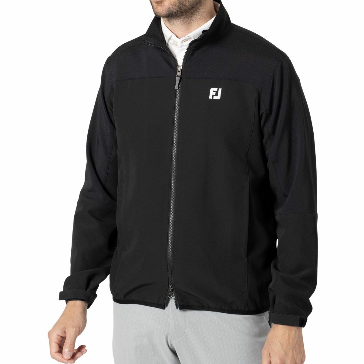 フットジョイ FootJoy メンズ 撥水 ストレッチ 生地切替 長袖