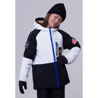 シックスエイトシックス 686　ジュニア スキーウェア ジュニア エクスプロ―レーション インシュレーテッド ジャケット EXPLORATION INSULATED JACKET M2W505-NWB 2023-2024 NASA WHITE BLACK