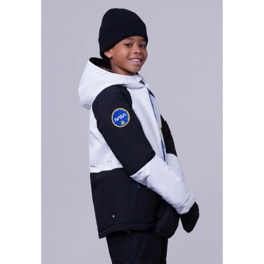 シックスエイトシックス 686　ジュニア スキーウェア ジュニア エクスプロ―レーション インシュレーテッド ジャケット EXPLORATION INSULATED JACKET M2W505-NWB 2023-2024 NASA WHITE BLACK