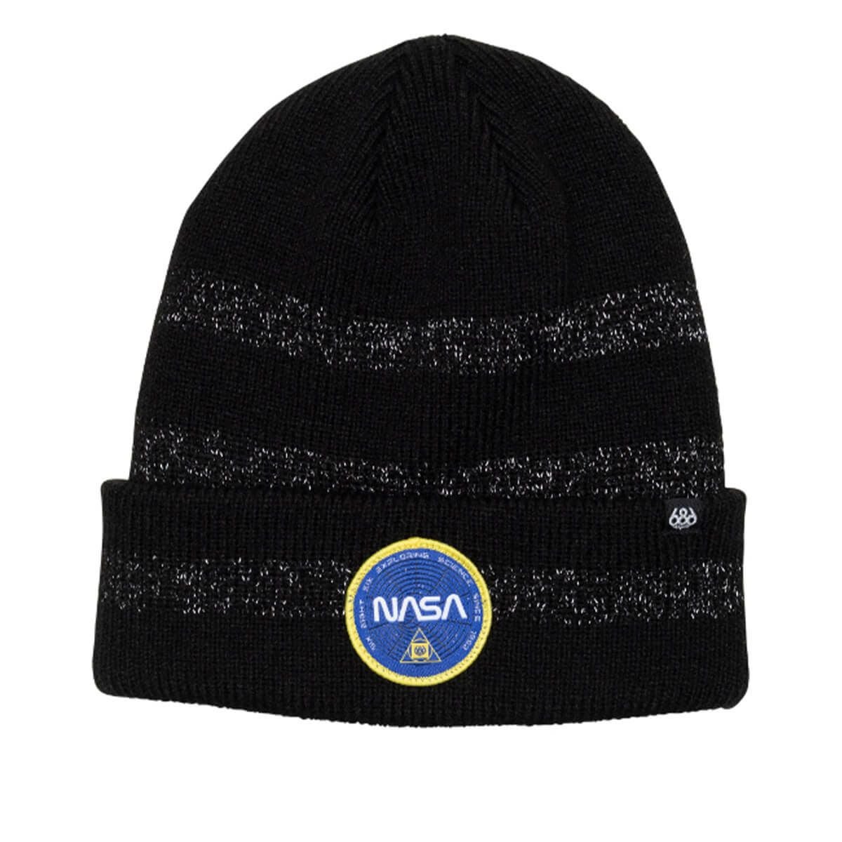 シックスエイトシックス 686　NASA ニット ビーニー スキー スノーボード KNIT BEANIE M2WBNE06 2023-2024 詳細1