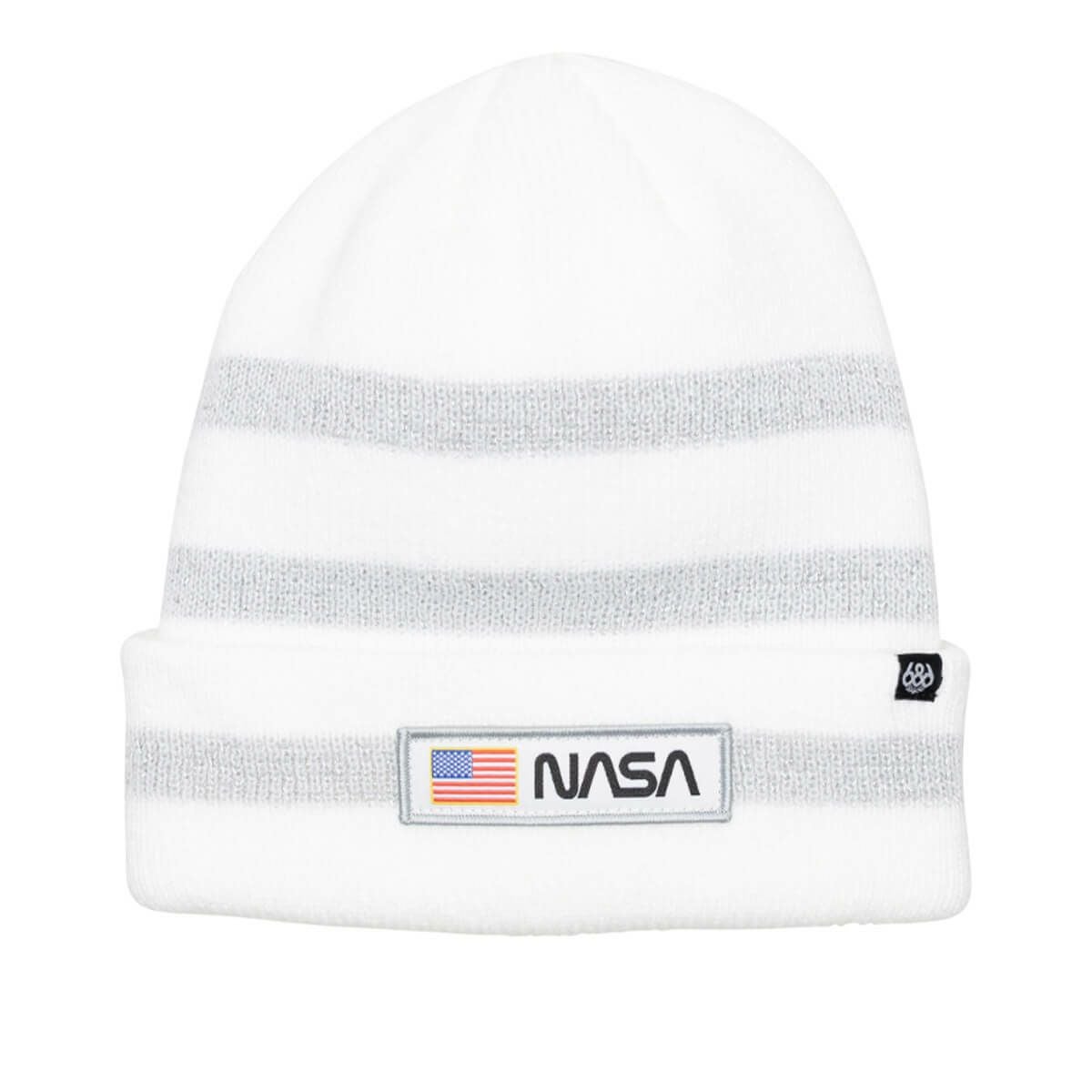 シックスエイトシックス 686　NASA ニット ビーニー スキー スノーボード KNIT BEANIE M2WBNE06 2023-2024 詳細2