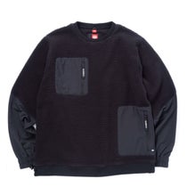 シックスエイトシックス 686　スキー スノーボードウェア インナー コンパス エニタイムシェルパ クルーネック COMPASS ANYTIME SHERPA CREWNECK M3S903 2023-2024 BLACK