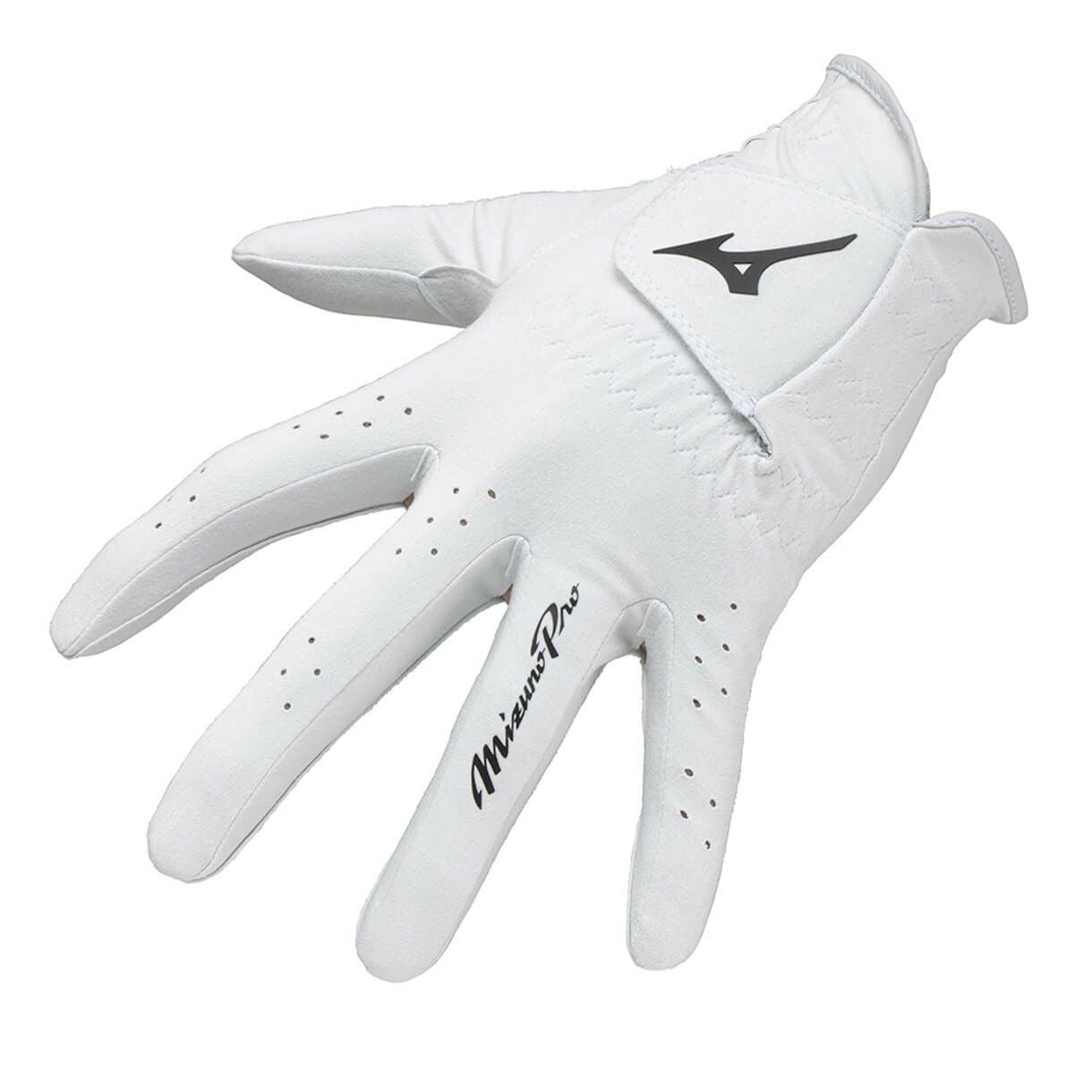 Mizuno Pro ミズノプロ メンズ ゴルフグローブ 5MJML453 01 ホワイト