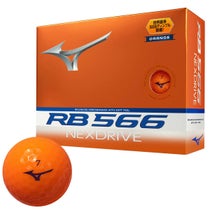 ミズノ MIZUNO　RB 566 NEXDRIVE ネクスドライブ ゴルフボール　1ダース（12球入り）　オレンジ 詳細1