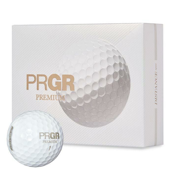 プロギア PRGR プレミアム 2024年モデル ゴルフボール 1ダース（12球入り） ホワイト