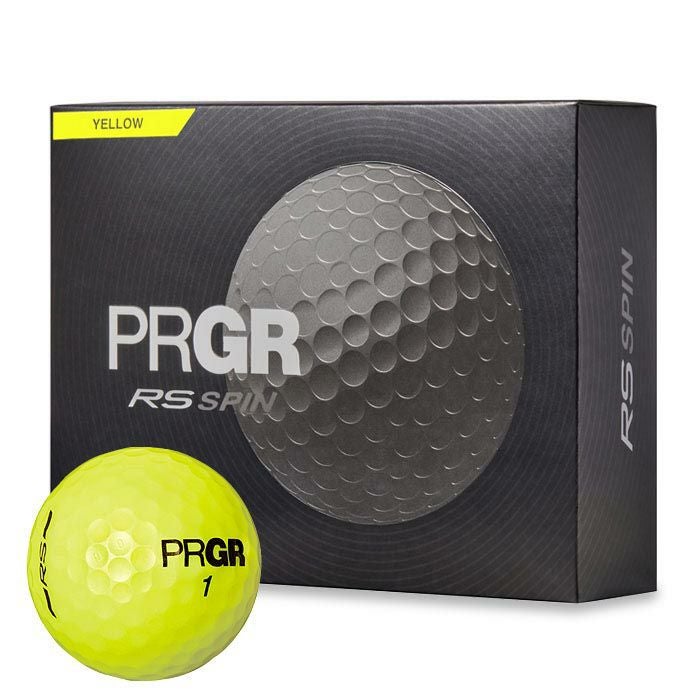 プロギア PRGR RS スピン 2024年モデル ゴルフボール 1ダース（12球入り） イエロー