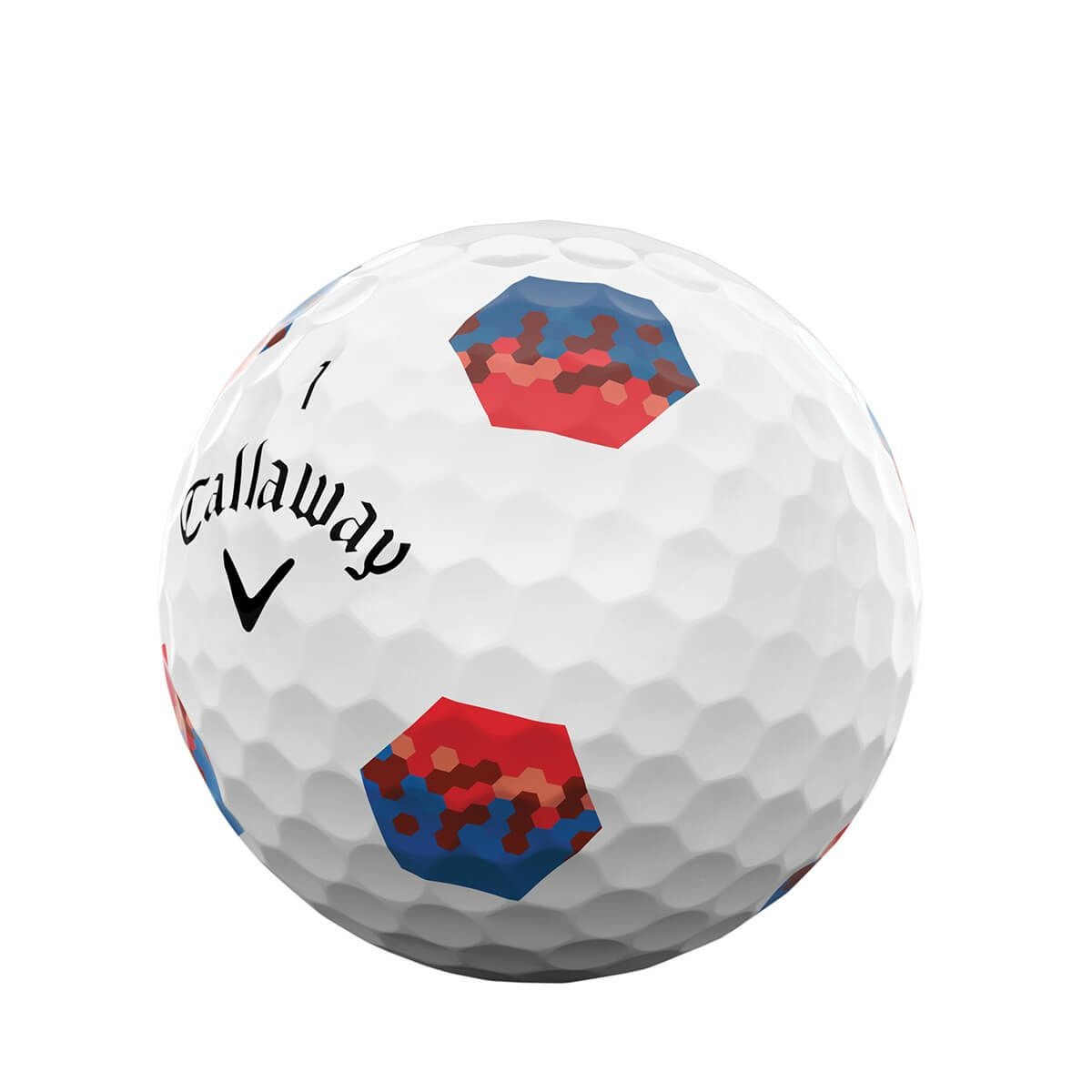 キャロウェイ　クロム ツアー トゥルートラック 2024年モデル　ゴルフボール　1ダース（12球入り） トゥルートラック レッド/ブルー 詳細2