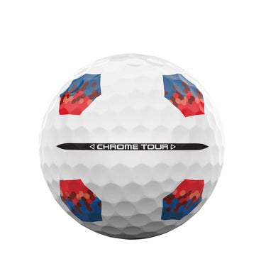 キャロウェイ　クロム ツアー トゥルートラック 2024年モデル　ゴルフボール　1ダース（12球入り） トゥルートラック レッド/ブルー 詳細4