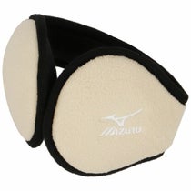 ミズノ MIZUNO　ロゴ刺繍 ブレスサーモ フリース イヤーマフ C2JYB603 49 ベージュ　2024年モデル