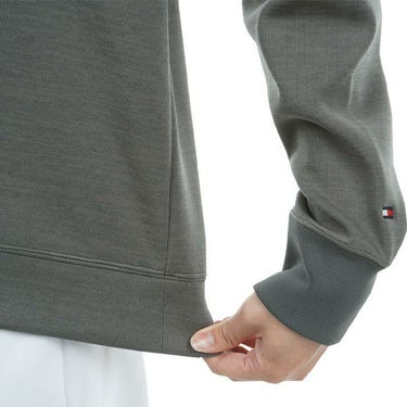 トミー ヒルフィガー ゴルフ　レディース スウェット サガラ刺繍 長袖 Vガゼット プルオーバー フーディー THLA453　2024年モデル 詳細6